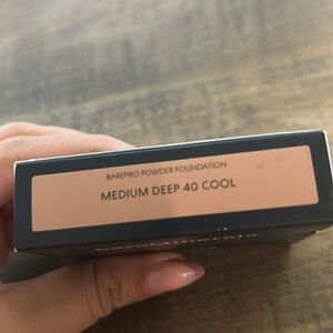 - bareMinerals BAREPRO Powder Foundation in shade:Medium Deep 40 cool